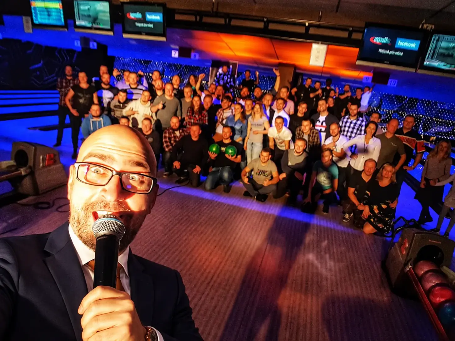 Moment z imprezy firmowej